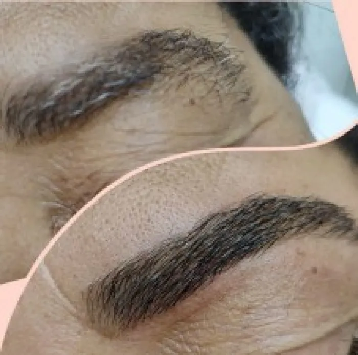 DESIGN SOBRANCELHAS COM TINTA