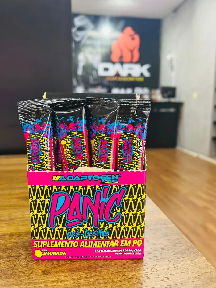 PRÉ TREINO SACHE PANIC 10G- LIMONADA