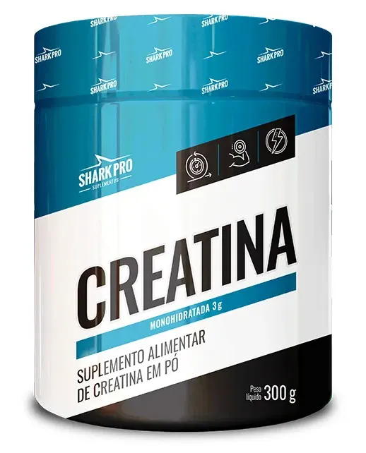 CREATINA MONOHIDRATADA SHARKPRO 300G