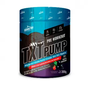  PRÉ TREINO SHARKPRO TXT PUMP AÇAÍ & GUARANÁ 300G, 150MG CAFEÍNA