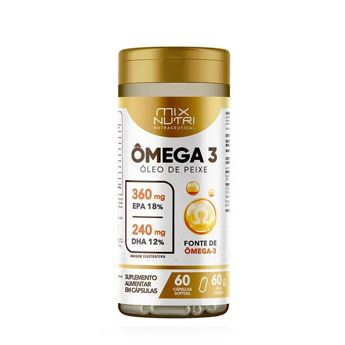 ÔMEGA 3 MIX NUTRI 60 CÁPSULAS 60G 