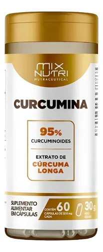 CURCUMINA MIX NUTRI 60 CÁPSULAS 30G