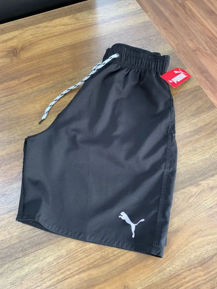 BERMUDA MASCULINA TACTEL PUMA PRETO