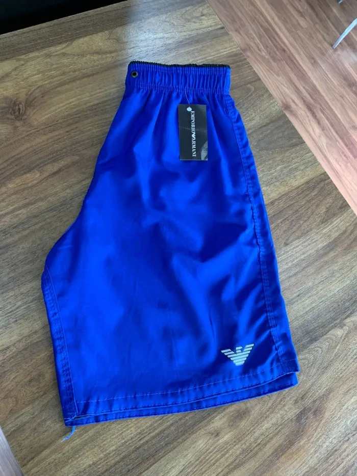 BERMUDA TACTEL EMPORIO ARMANI AZUL