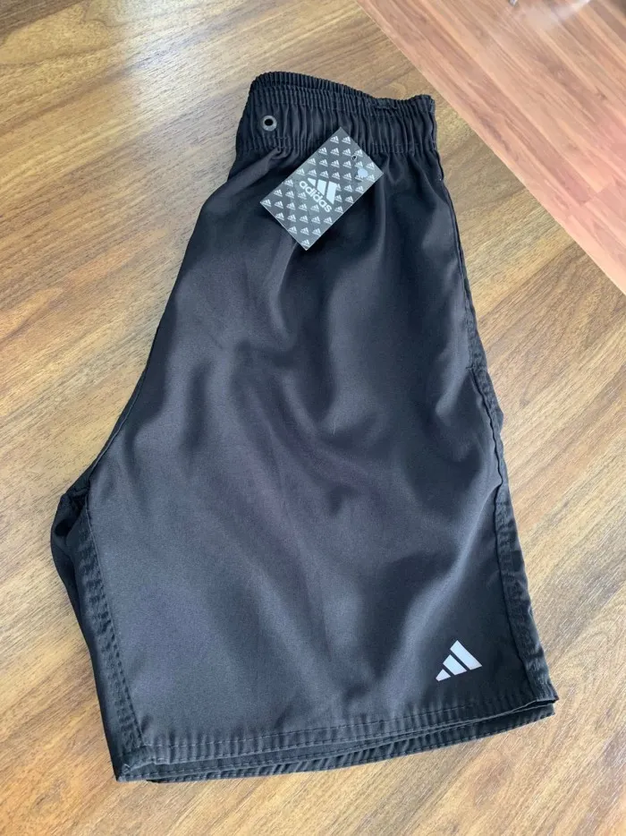 BERMUDA TACTEL ADIDAS PRETO TAM M 